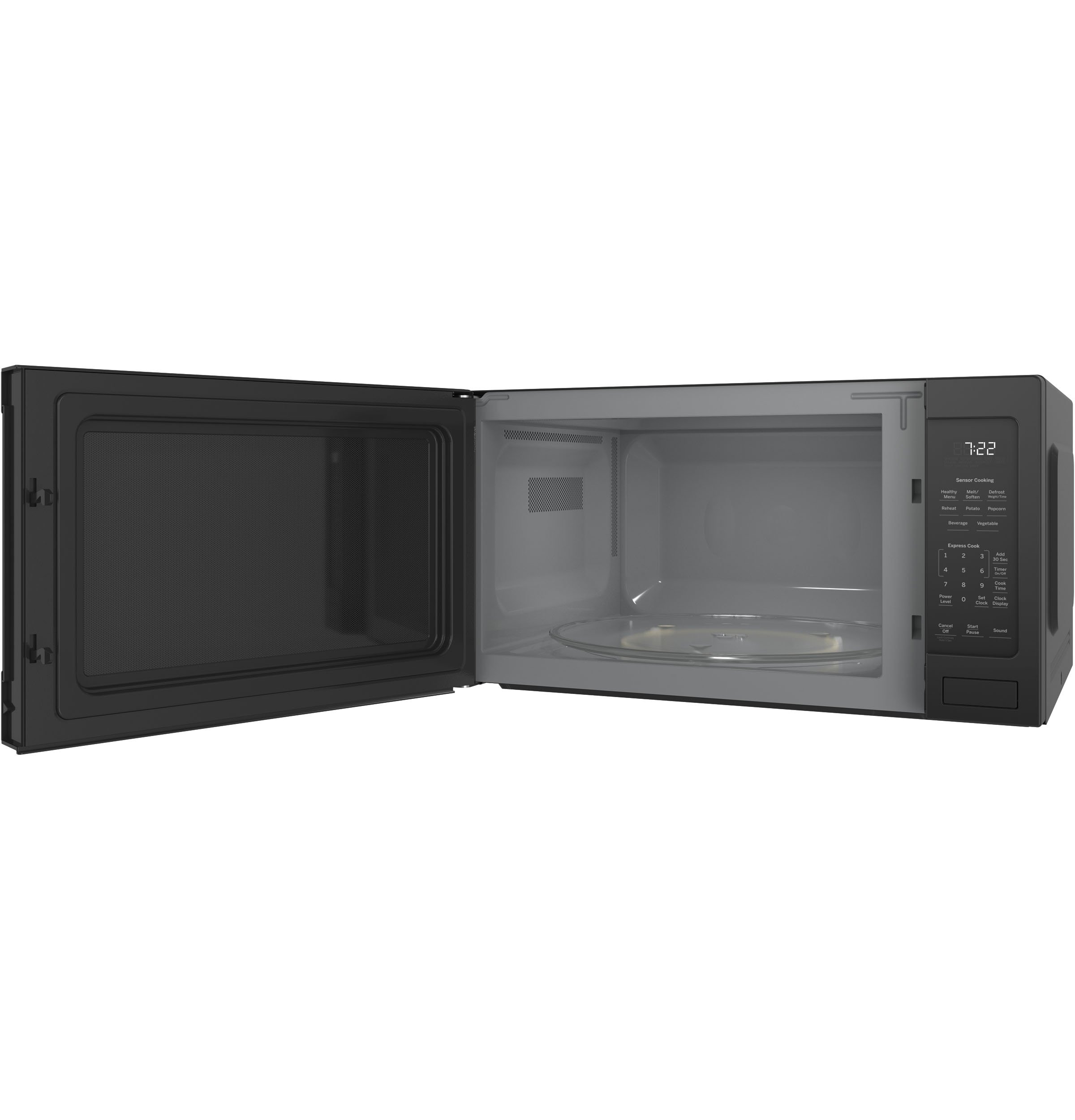 PES7227DLBB GE Profile Countertop Microwave - 2.2 cu. ft. Black-5