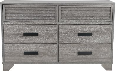 Casual Contemporary Gray Dresser - Sarter