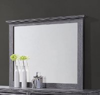Casual Contemporary Gray Mirror - Sarter