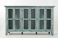 Casual Rustic Surfside Blue Cabinet - Rustic Shores-2