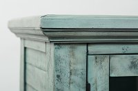 Casual Rustic Surfside Blue Cabinet - Rustic Shores-5