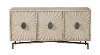 Modern Cream 3-Door Credenza - Dayton-6