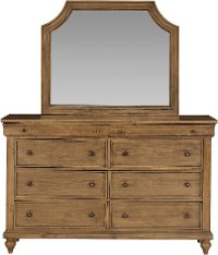 Classic Toffee Brown Dresser - Brussels