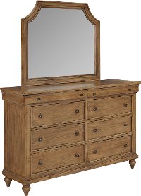 Classic Toffee Brown Dresser - Brussels-2