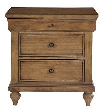 Classic Toffee Brown Nightstand - Brussels-2