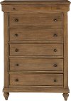 Classic Toffee Brown Chest of Drawers - Brussels