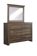 Rustic Modern Driftwood Brown Youth Dresser - Fairfax