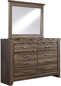 Rustic Modern Driftwood Brown Youth Dresser - Fairfax