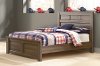 Rustic Modern Driftwood Brown Full Size Bed - Fairfax