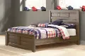 Rustic Modern Driftwood Full Bed - Fairfax