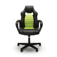 Green and Black Racing Style Gaming Chair - Essentials-2