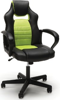 Neon Green and Black Racing Style Gaming Chair - Essentials
