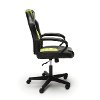 Neon Green and Black Racing Style Gaming Chair - Essentials-5