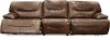 Brown Leather-Match 3 Piece Power Reclining Sofa - Max