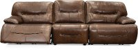 Brown Leather-Match 3 Piece Power Reclining Sofa - Max