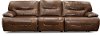 Brown Leather-Match 3 Piece Power Reclining Sofa - Max-2