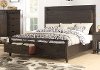 2622/STORAGEBED6/6 Rustic Contemporary Brown King Storage Bed - Montana