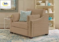 Serta Twin Convertible Chair - Savannah