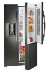 LSXC22396D LG 22 cu. ft. Side-by-Side Refrigerator Counter Depth- Black Stainless Steel-4