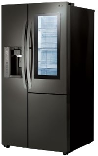 LSXC22396D LG Counter Depth Side by Side Door-in-Door Refrigerator - 21.74 cu. ft., 36 Inch Black Stainless Steel-6