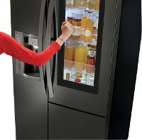 LSXC22396D LG Counter Depth Side by Side Door-in-Door Refrigerator - 21.74 cu. ft., 36 Inch Black Stainless Steel-7
