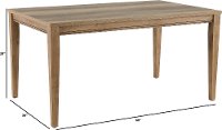 Sandstone Gray Dining Room Table - Sun Valley-4