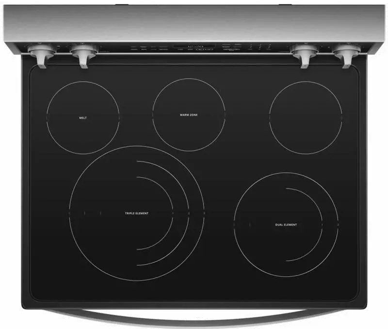 WFE975H0HZ Whirlpool Electric Range with Multi-Step Cooking - 6.4 cu. ft. Stainless Steel-2
