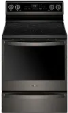 WFE975H0HV Whirlpool 6.4 cu ft Electric Range - Black Stainless Steel