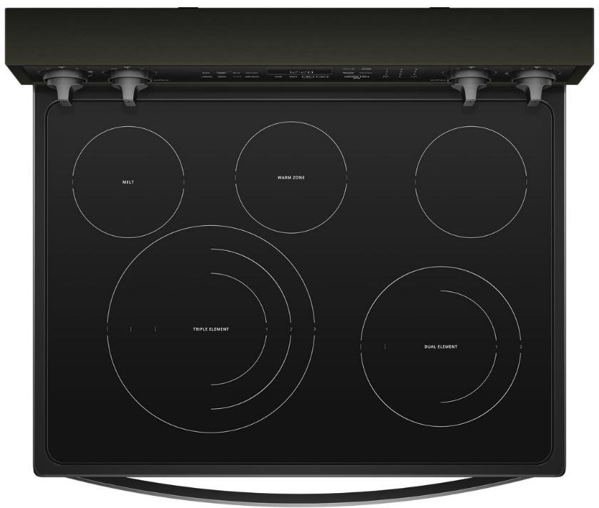 WFE975H0HV Whirlpool Electric Range - 6.4 cu. ft. Black Stainless Steel-2