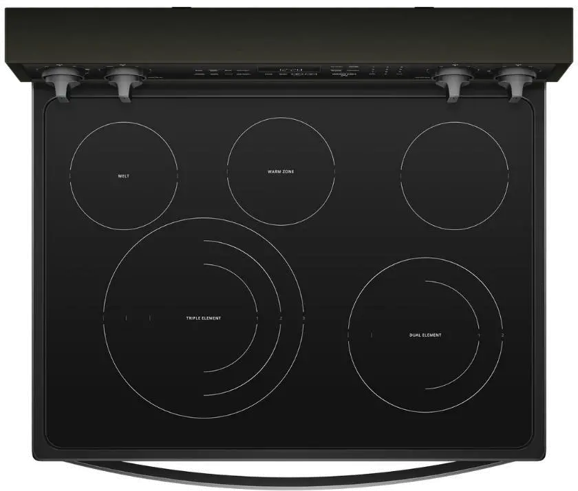 WFE975H0HV Whirlpool Electric Range - 6.4 cu. ft. Black Stainless Steel-2