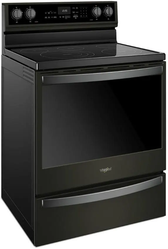WFE975H0HV Whirlpool Electric Range - 6.4 cu. ft. Black Stainless Steel-6