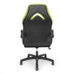 Green and Black Racing Style Leather Gaming Chair - Essentials -4