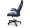 Blue and Black Leather Gaming Chair - Essentials -3
