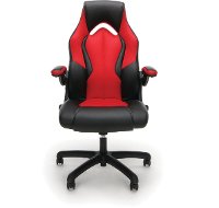 Red and Black Leather Gaming Chair - Essentials-2