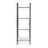 Blue and White 4 Shelf Bookcase - Essentials -2