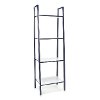 Blue and White 4 Shelf Bookcase - Essentials