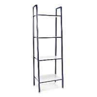 Blue and White 4 Shelf Bookcase - Essentials