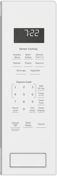PEB7227+JX7227-W/W GE Profile Countertop Microwave and 27 Inch Trim Kit - White-3