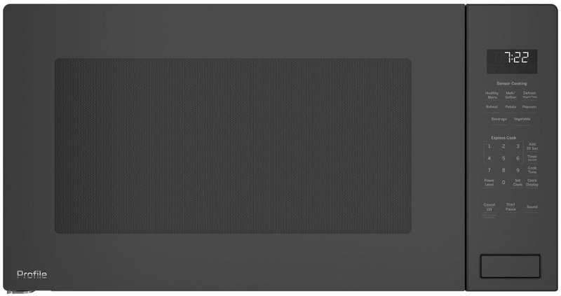 Ge Profile Countertop Microwave With 27 Inch Trim Kit Slate Rc Willey Furniture Ge Profile Countertop Microwave With 27