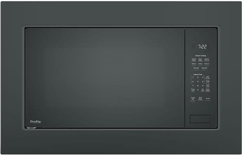 PEB7227+JX7227-BSS GE Profile Countertop Microwave with Trim Kit - Black Slate-1
