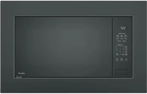 PEB7227+JX7227-BSS GE Profile Countertop Microwave with Trim Kit - Black Slate-1