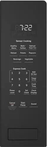 PEB7227+JX7227-BSS GE Profile Countertop Microwave with Trim Kit - Black Slate-2