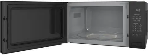 PEB7227+JX7227-BSS GE Profile Countertop Microwave with Trim Kit - Black Slate-4