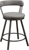 Cloud Gray Modern Swivel Counter Height Stool - Appert