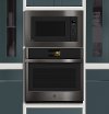 PEB7227ELES+JX7230ELES GE Microwave and 30 inch Optional Built-In Trim Kit - Slate-2
