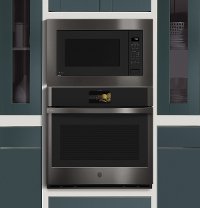 PEB7227ELES+JX7230ELES GE Microwave and 30 inch Optional Built-In Trim Kit - Slate-2