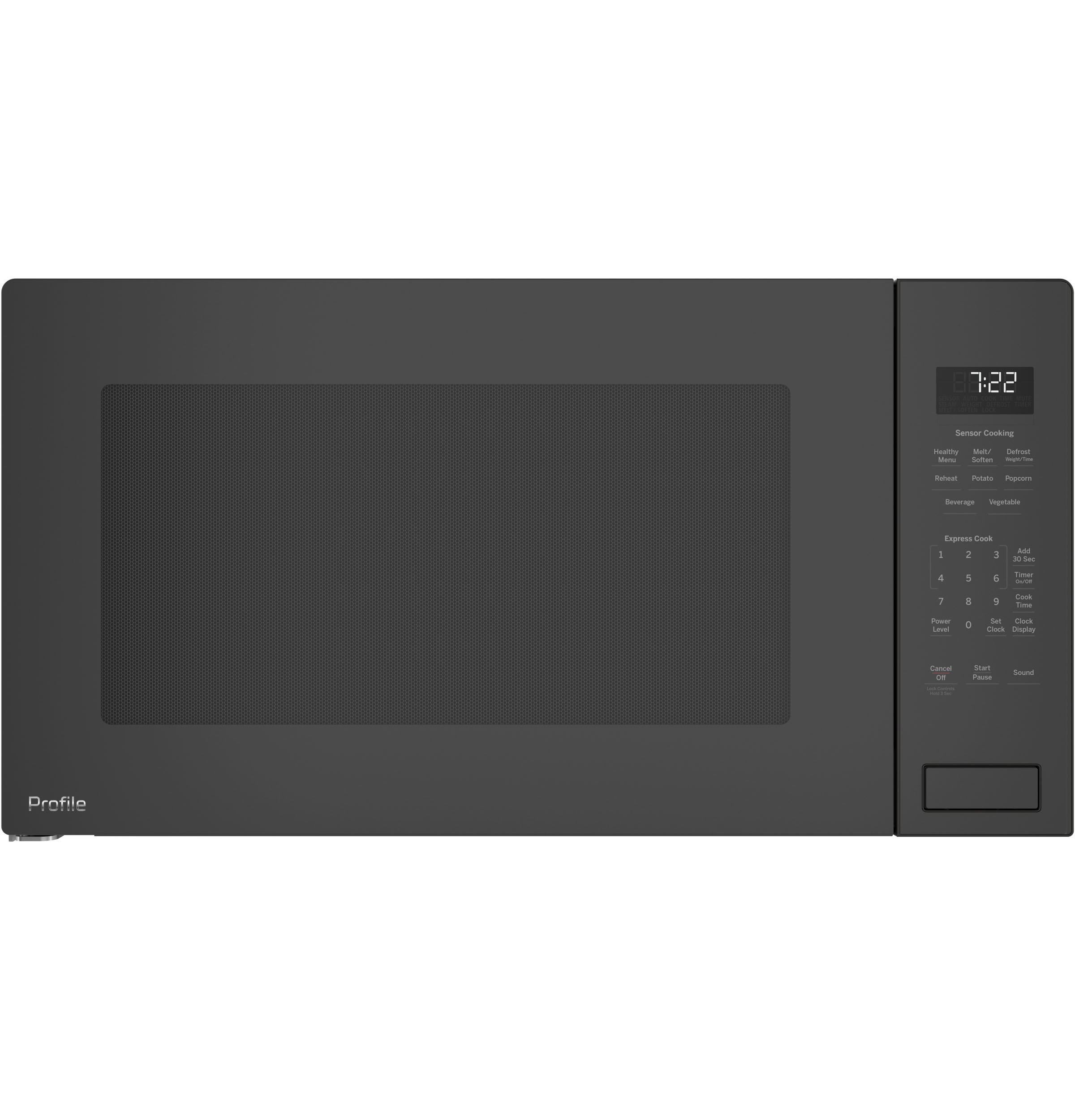 PEB7227ELES+JX7230ELES GE Microwave and 30 inch Optional Built-In Trim Kit - Slate-3