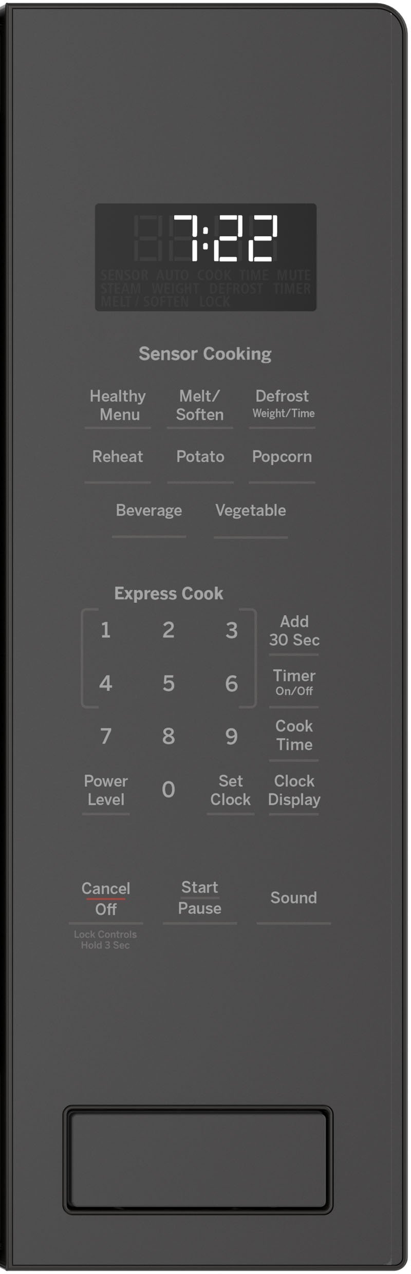 PEB7227ELES+JX7230ELES GE Microwave and 30 inch Optional Built-In Trim Kit - Slate-5