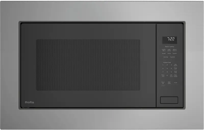 GE Profile 2.2 Cu. Ft. Countertop Microwave Oven in Stainless Steel