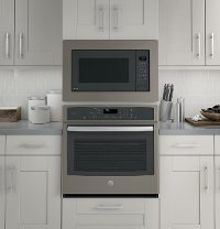 PEB7227SLSS+JX7230SLSS GE Profile Microwave and 30 Inch Trim Kit - 2.2 cu. ft. Stainless Steel-3